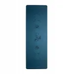 Yogi & Yogini joogamatt, 3 mm, sinine, kuu faaside mustriga