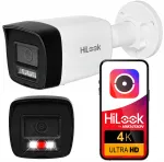 IP-kaamera HiLook by Hikvision IPCAM-B8-30DL/A, 8 MP, mikrofoniga, k&otilde;lariga ja SD kaardipesaga