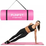 Joogamatt FUNFIT, roosa, 183 x 61 x 1,5 cm