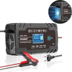 Automaatne aku laadija LCD-ga, 12V/24V, 8A