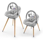 S&ouml;&ouml;gitool-kiik Kinderkraft Fini Up 2-&uuml;hes, hall, kuni 20 kg