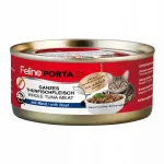 Feline Porta21 konservtoit kassidele, tuunikala veisehakkliha, 156 g