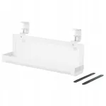 Juhtme riiul IKEA FORSASONG, valge, 38 cm