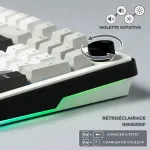 Juhtmevaba klaviatuur G-Lab KEYZ Elite 400 WG