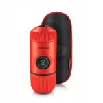 Kaasaskantav espresso masin Wacaco Nanopresso Lava Red, 18 bar, karbiga