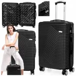 SAPPHIRE 110L suur must reisikohver koodlukuga