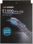 SSD ketas HIKVISION E1000 512GB M.2 2280 NVMe PCI-e 3.0 2000/1600 MB/s