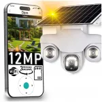 V&auml;listingimustes p&auml;ikesevideo kaamera 4K, 12MP, WiFi, Type-C, 3-teljeline juhtimine
