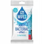 Antibakteriaalsed k&auml;te salvr&auml;tikud D-Pantenooliga GoWipes, 15 tk