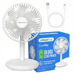 T&ouml;&ouml;laua ventilaator CLIMATIVE CoolGo, juhtmevaba, 4000 mAh, vaikne