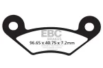 Motorratta piduriklotsid KEEWAY GTX 300 QUAD (10-11) EBC Brakes FA483TT