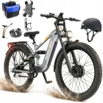 T&auml;iskasvanute elektriline motoroller, 48V20AH, 2000W, kuni 50 km/h, s&otilde;idab 120 km, 27.5" rattad, kiivriga