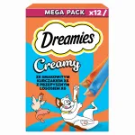 DREAMIES Creamy koorej&auml;&auml;tisega kasside maius kanaga ja l&otilde;hega, 12 x 10 g