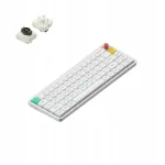 Juhtmeta mehaaniline klaviatuur NuPhy Air65 V3, Nova White, Brown nano