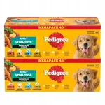 Koerakonservid PEDIGREE VITALITY+ k&ouml;&ouml;giviljade kastmes, 40 x 85 g, 2 pakki