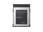 SanDisk 640GB PRO-CINEMA CFexpress Type B kaart, kirjutus kuni 1500 MB/s, lugemine kuni 1700 MB/s