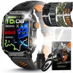 Meeste nutivaat AW-Tactical, GPS, Bluetooth, IP68, sportlik, kompass, 4 rihma