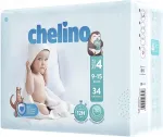 M&auml;hkmed Chelino, suurus 4 (9&ndash;15 kg), 34 tk, v&auml;ga imavad