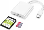 SD ja Micro SD USB-C 2in1 OTG kaardilugeja telefonile ja s&uuml;learvutile