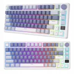 Juhtmevaba mehaaniline klaviatuur ROYAL KLUDGE RKM75, RGB, Silver switch