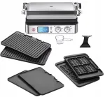 Elektriline kontaktgrill Braun CG9047, h&otilde;bedane/hall, 2000 W