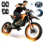 Elektriline mootorratas HillMiles MilePop1 3000W, 25Ah, 48V, 60 km/h, Bluetooth