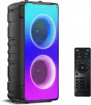 Kaasaskantav traadita Bluetooth 5.0 k&otilde;lar, 60 W, LED-ga, pidudeks