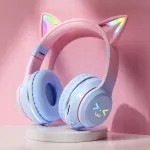 Juhtmevabad Bluetooth k&otilde;rvaklapid Delux ELUXE LED RGB valgusega