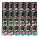 Dolina Noteci steriliseeritud kassitoidu komplekt, 24 x 400 g (12 x Piper, 12 x Rafi)