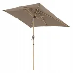 R&otilde;dutelk Doppler Alu Wood Auto Tilt 210x140 cm, kohv (greige) v&auml;rv