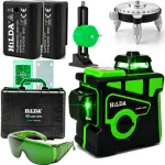 HILDA 3D 360 roheline laser nivelyras 2 akuga