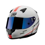 Laste autosportkiiver OMP KJ-8 Evo CMR, valge, S suurus (2019)