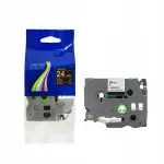 Brother TZe-354 laminaatteip, 24 mm x 8 m, must kuldsete tekstidega