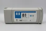 HP 81 C4934A tindikassett, hele sinine, 680 ml