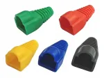 RJ45 8P8C pistiku kaitsekatted, v&auml;rvilised, 100 tk, v&auml;litingimustele