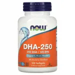 Toidulisand NOW Foods DHA 250 mg / EPA 125 mg, 120 pehmet kapslit