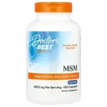 Toidulisand Doctor's Best MSM OptiMSM 1000 mg, 180 kapslit