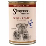 SIMPSONS PREMIUM koeratoit hirve- ja k&uuml;&uuml;likulihaga, 400 g