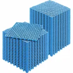 VEVOR libisemiskindel PVC matikomplekt, 300x300x15 mm, sinine, 50 tk