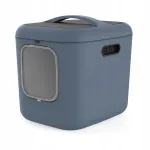 Rotho suletud kasside kast, valge/sinine, XL, 61,4 x 49,9 x 57,6 cm