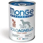 Koerte konservid Monge Monoprotein Solo lambalihaga, 400 g