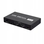 KVM USB l&uuml;liti Spacetronik, 1 arvuti &ndash; 2 seadet (printer/ketas)
