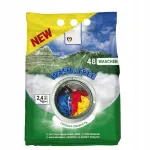 Pesupulber WASH&FREE Mountain Fresh, 2,4 kg, 48 pesu
