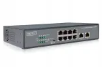 Digitus Fast Ethernet PoE+ l&uuml;liti, 8 porti, 19"