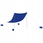 Rannavarikatus raskustega, sinine, 214x236 cm