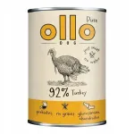 Koerte toit OLLO Pure kalkunilihaga, 400 g, konserv, sobib allergikutele, monoproteiinaline