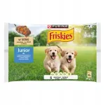 Kaste FRISKIES JUNIOR kanaga ja porganditega, 4 x 85 g