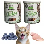 BRIT Care SuperFruits kanaliha ja mustikatega maius kassidele, 2 x 100 g