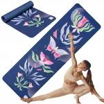 Libisemiskindel joogamatt Spokey THE BLOOM MAT kandmisrihmaga