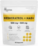 Toidulisand Proton Labs NAD+ ja Resveratrol 500 mg/500 mg, 60 kapslit